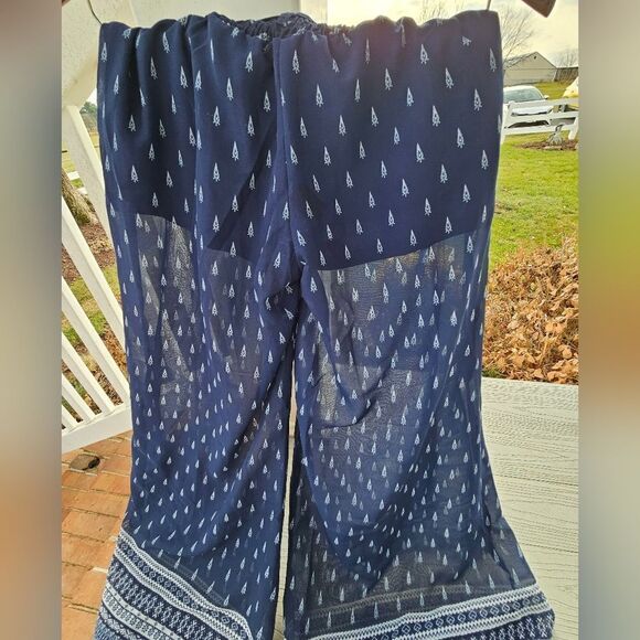 LIVE 4 TRUTH Summer Boho flowy pants w belt - Picture 5 of 16